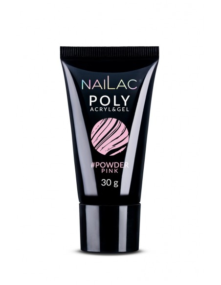 Poly Acryl Gel Powder Pink 30g NaiLac Poly Acryl Gel Powder Pink 30g NaiLac