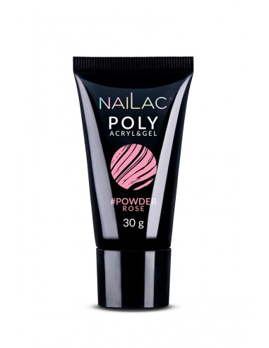 Poly Acryl Gel Powder Rose 30g NaiLac