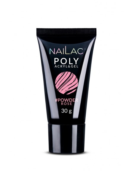 Poly Acryl Gel Powder Rose 30g NaiLac Poly Acryl Gel Powder Rose 30g NaiLac
