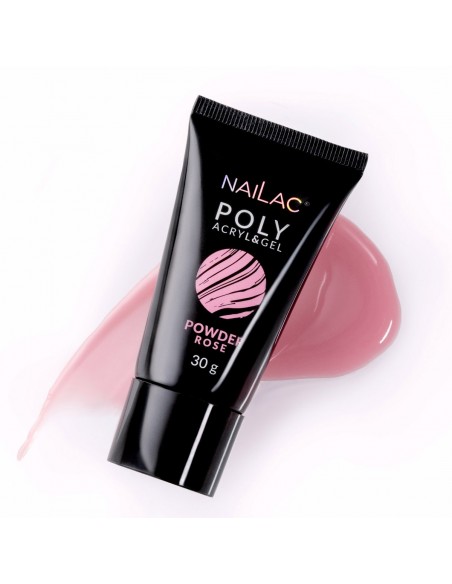 Poly Acryl Gel Powder Rose 30g NaiLac Poly Acryl Gel Powder Rose 30g NaiLac