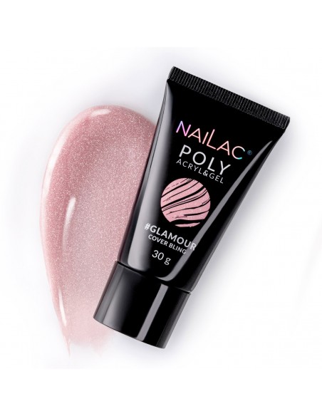 Poly Acryl Gel Glamour Cover Bling 30g NaiLac Poly Acryl Gel Glamour Cover Bling 30g NaiLac