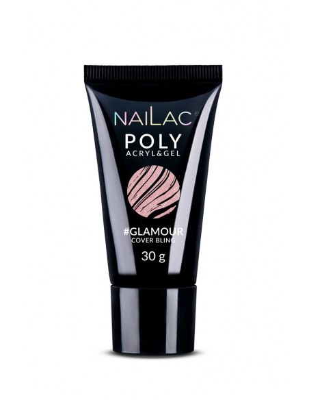 Poly Acryl Gel Glamour Cover Bling 30g NaiLac Poly Acryl Gel Glamour Cover Bling 30g NaiLac