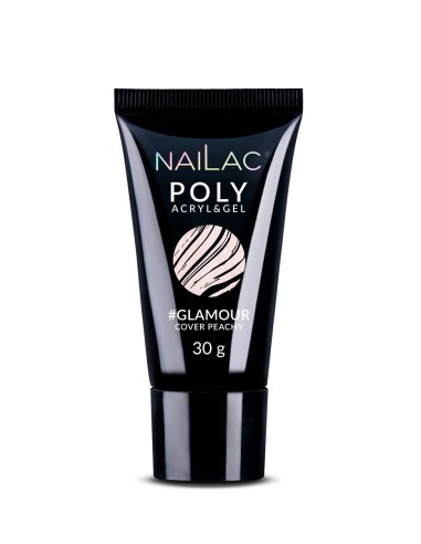 Poly Acryl Gel Glamour Cover Peach 30g NaiLac