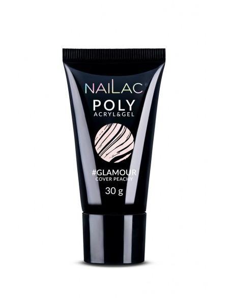 Poly Acryl Gel Glamour Cover Peach 30g NaiLac