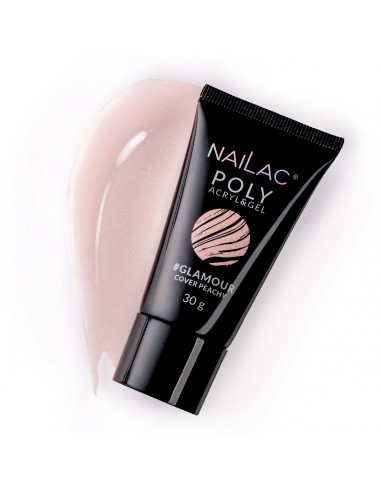 Poly Acryl Gel Glamour Cover Peach 30g NaiLac