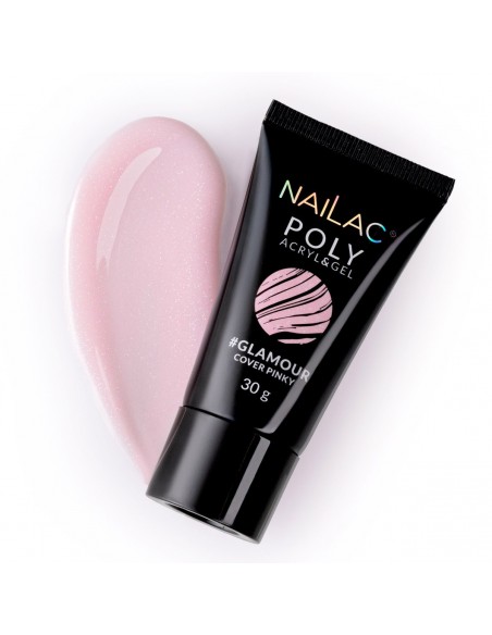 Poly Acryl Gel Glamour Cover Pinky 30g NaiLac Poly Acryl Gel Glamour Cover Pinky 30g NaiLac