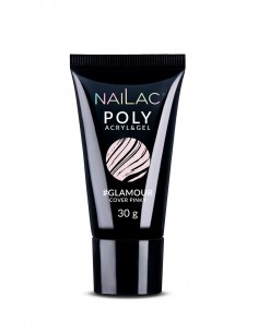Poly Acryl Gel Glamour Cover Pinky 30g NaiLac 2