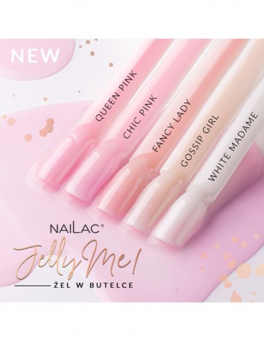 Gel in bottiglia JellyMe! White Madame NaiLac 7ml
