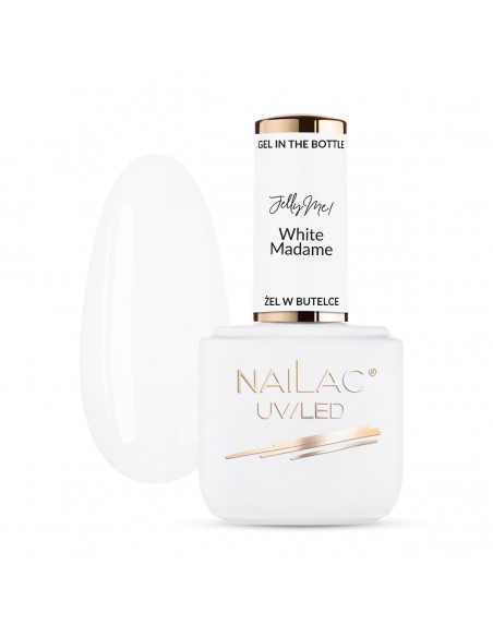 Gel in bottiglia JellyMe! White Madame NaiLac 7ml Gel in bottiglia JellyMe! White Madame NaiLac 7ml