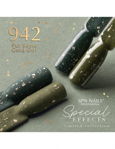 942 Smalto semipermanente UV LaQ Put Some Gold On! 8ml