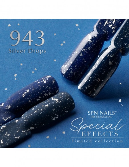 943 Smalto semipermanente UV LaQ Silver Drops 8ml 943 Smalto semipermanente UV LaQ Silver Drops 8ml