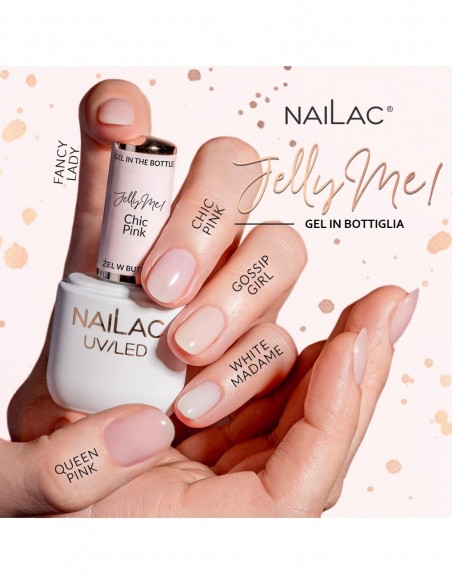 Gel in bottiglia JellyMe! Gossip Girl NaiLac 7ml Gel in bottiglia JellyMe! Gossip Girl NaiLac 7ml