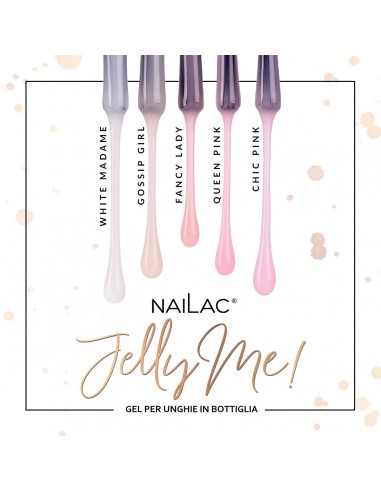 Gel in bottiglia JellyMe! White Madame NaiLac 7ml