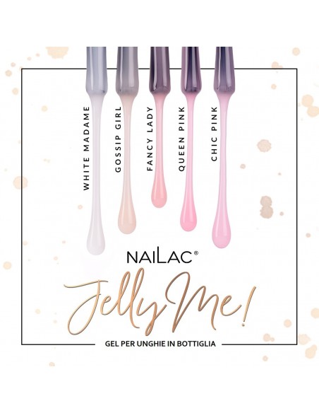 Gel in bottiglia JellyMe! White Madame NaiLac 7ml