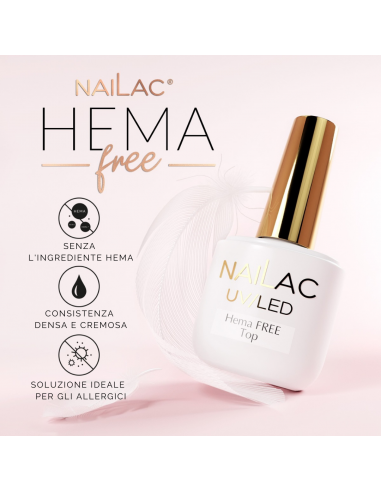 HEMA Free Top UV No Wipe NaiLac 7ml