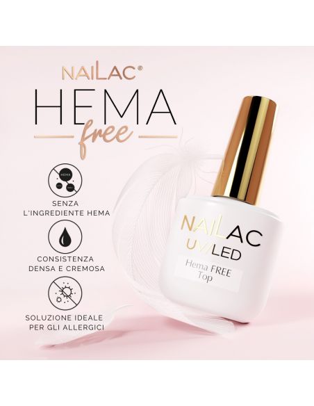 HEMA Free Top UV No Wipe NaiLac 7ml HEMA Free Top UV No Wipe NaiLac 7ml