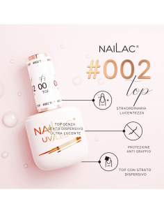 #002 Top Coat semipermanente NaiLac 10ml 2