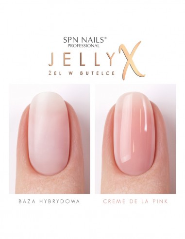 Gel per unghie JellyX Creme de la Pink SPN Nails 8ml