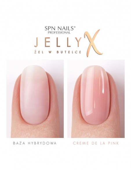 Gel per unghie JellyX Creme de la Pink SPN Nails 8ml Gel per unghie JellyX Creme de la Pink SPN Nails 8ml