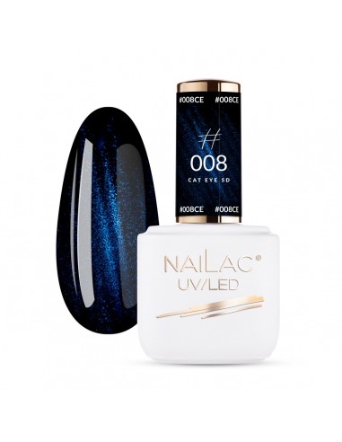 Smalto semipermanente Cat Eye 5D #008 NaiLac 7ml