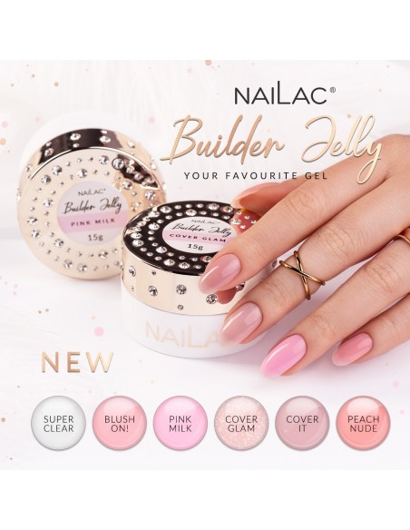 Builder Jelly Peach Nude NaiLac 15g