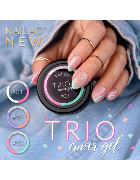Trio Cover Gel #01 NaiLac 15ml