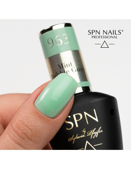 963 Smalto semipermanente UV LaQ Mint Bubble Gum 8ml 963 Smalto semipermanente UV LaQ Mint Bubble Gum 8ml