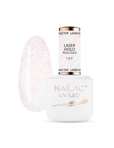 Laser Holo Rose Gold Top NaiLac 7ml