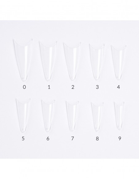 Tips Form Almond NaiLac 504pz.