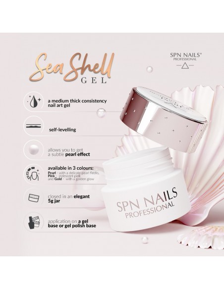 SeaShell Gel Gold 5g