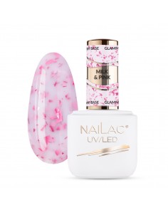 Rubber Glammy Base Milk&Pink NaiLac 7ml
