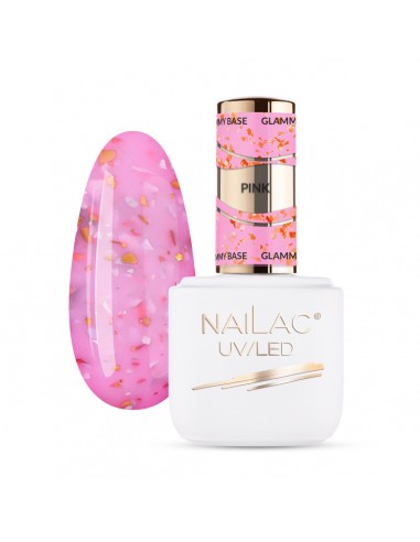 Rubber Glammy Base PINK NaiLac 7ml