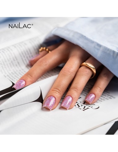 Rubber Glammy Base Purple NaiLac 7ml