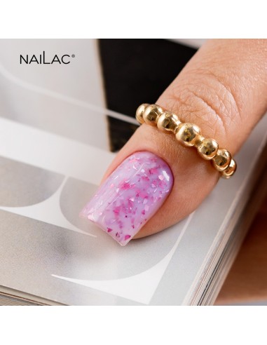 Rubber Glammy Base Purple NaiLac 7ml