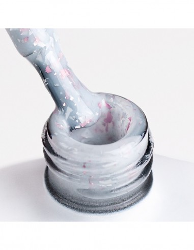 Rubber Glammy Base Milk&Silver NaiLac 7ml