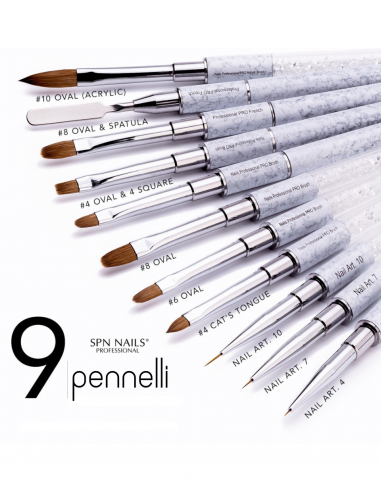 Pennello #4 Cat's tongue Nails Professional PRO Brush SPN