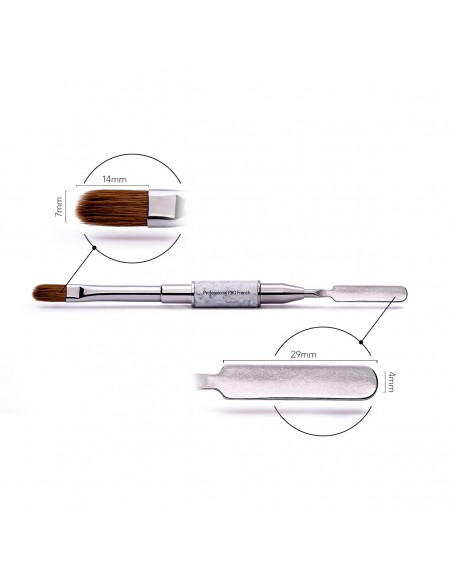Pennello #8 Oval&Spatula Professioanal PRO French SPN Pennello #8 Oval&Spatula Professioanal PRO French SPN