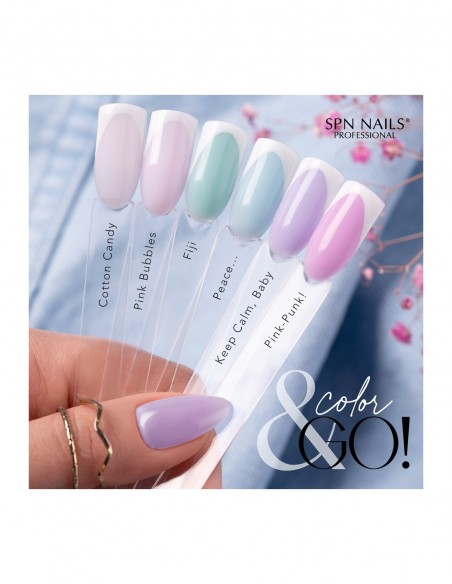 Rubber Base COLOR & GO! Cotton Candy 10ml Rubber Base COLOR & GO! Cotton Candy 10ml