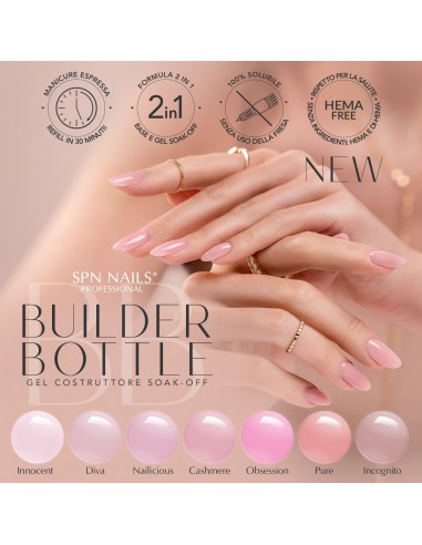 Gel Soak-Off 2in1 Builder Bottle Diva 10ml