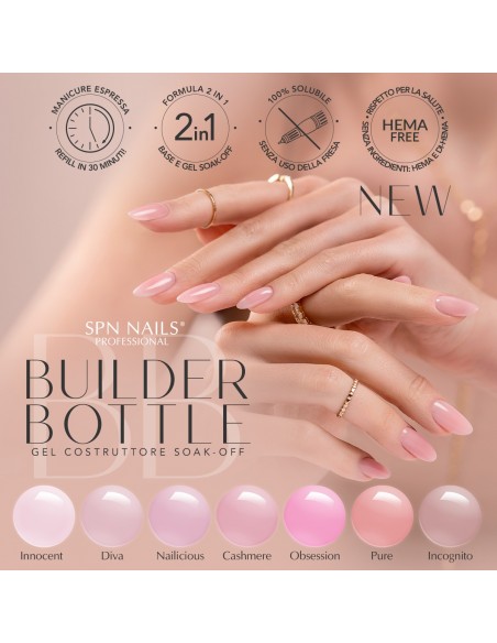 Gel Soak-Off 2in1 Builder Bottle Innocent 10ml