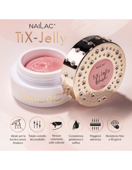 TiX-Jelly Nude NaiLac 50g TiX-Jelly Nude NaiLac 50g