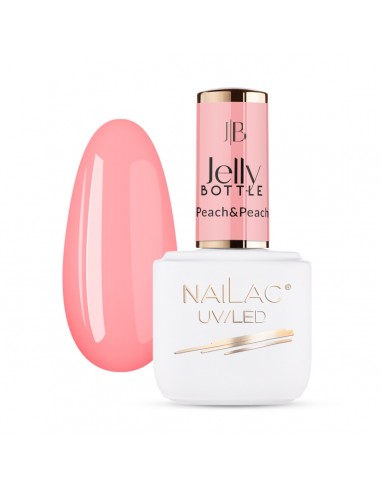 Jelly Bottle Peach&Peach Gel Soak Off NaiLac 7ml