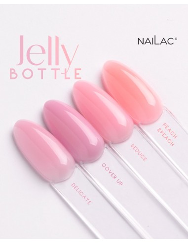 Jelly Bottle Powder Beige Gel Soak Off 2 in 1 NaiLac 7ml