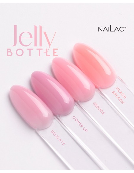 Jelly Bottle Powder Beige Gel Soak Off 2 in 1 NaiLac 7ml