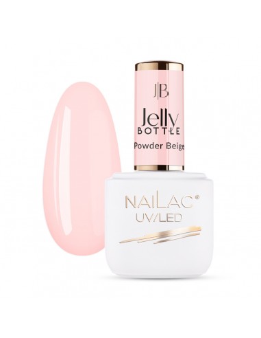 Jelly Bottle Powder Beige Gel Soak Off 2 in 1 NaiLac 7ml