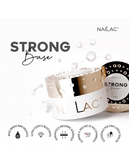 Base rinforzante STRONG Base NaiLac 15g Base rinforzante STRONG Base NaiLac 15g