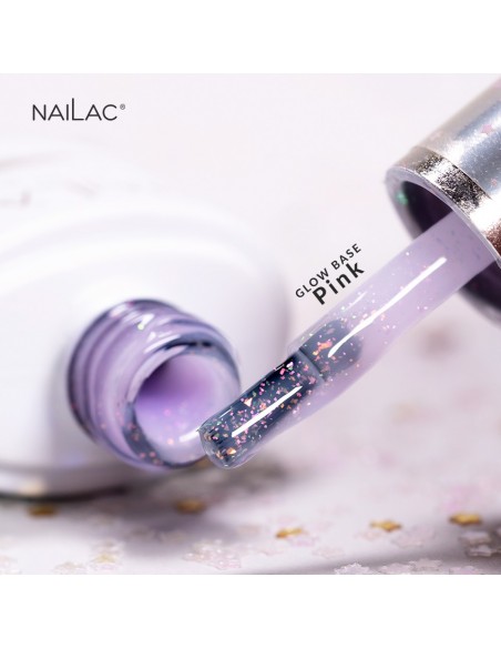 Rubber Glow Base Pink NaiLac 7ml