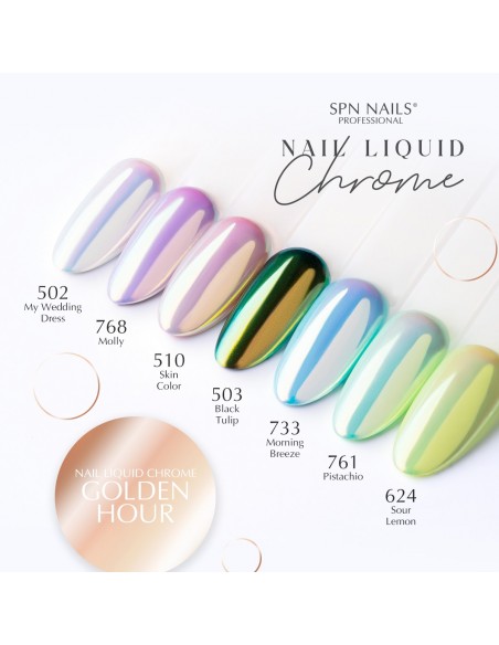 Nail Liquid Chrome Golden Hour 8ml