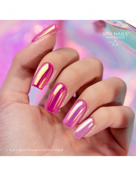 Nail Liquid Chrome Golden Hour 8ml
