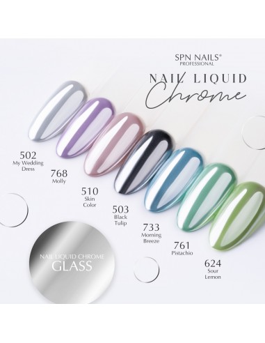 Nail Liquid Chrome Glass 8ml